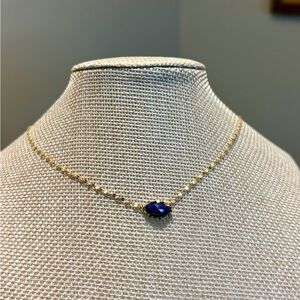 Lana Blue Lapis Stone 14K Gold Pendant Necklace - Women Jewelry